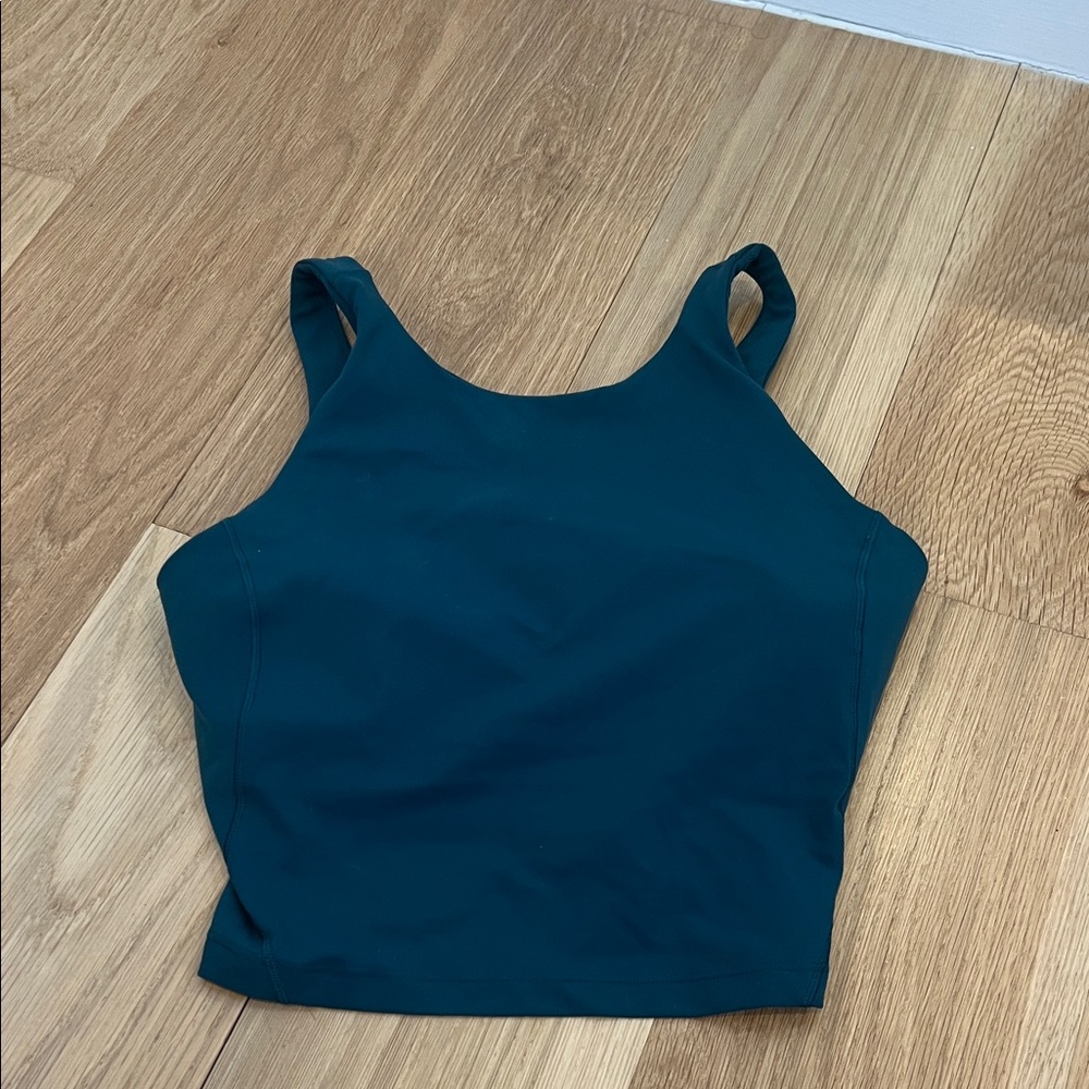 lululemon athletica Dark Teal Crop Top